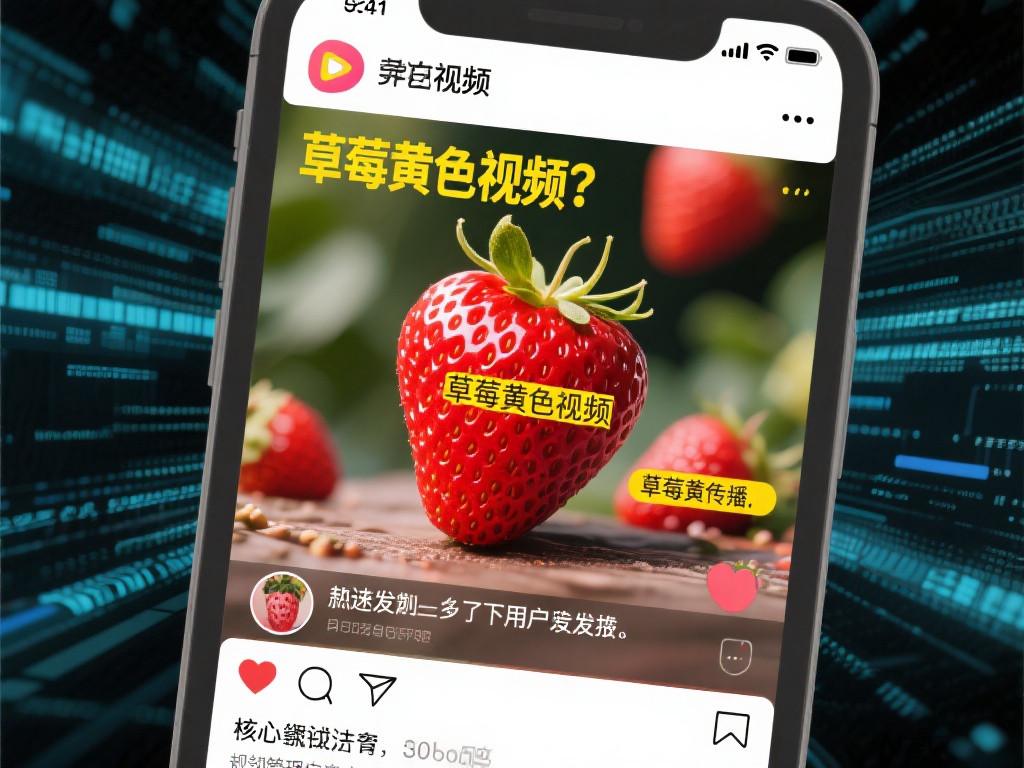 草莓黄色视频：揭秘网络传播的潜在风险与危害