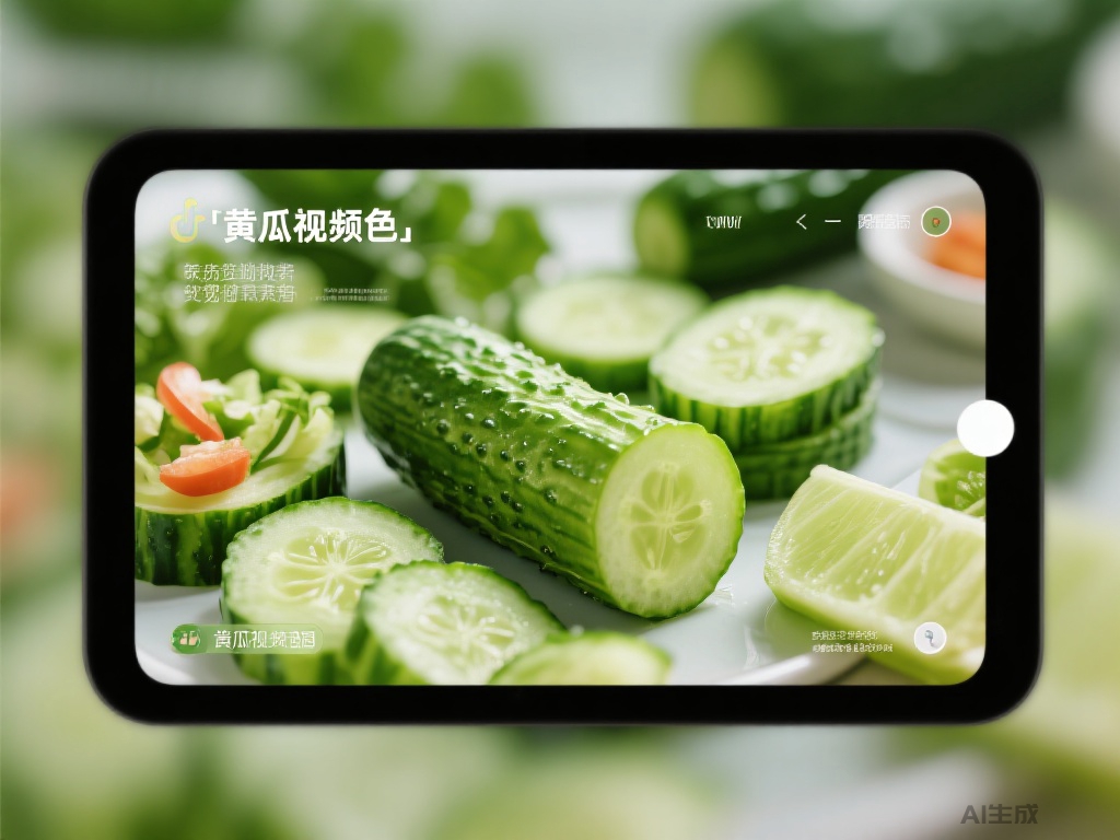 黄瓜视频色：探索健康生活的新视界与色彩