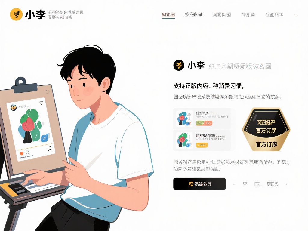 小李是一名职业插画师，他曾经尝试使用破解